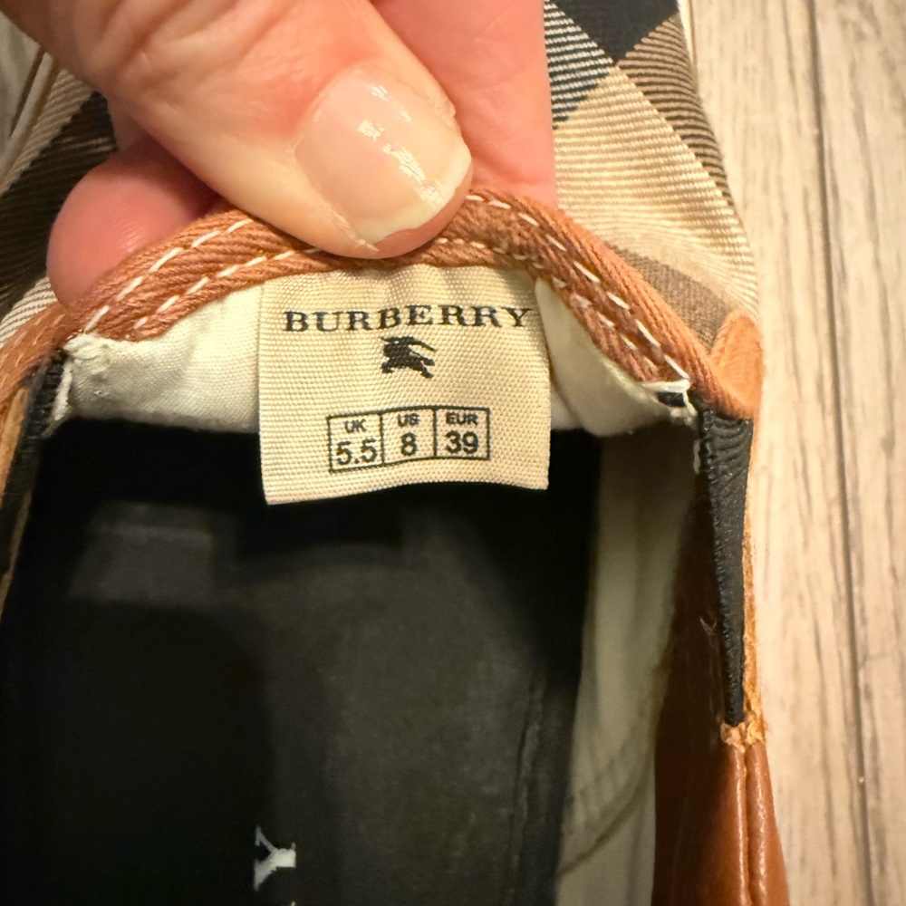 Burberry Nova check Skate Loafer Slip-On Sneakers - Picture 4 of 5